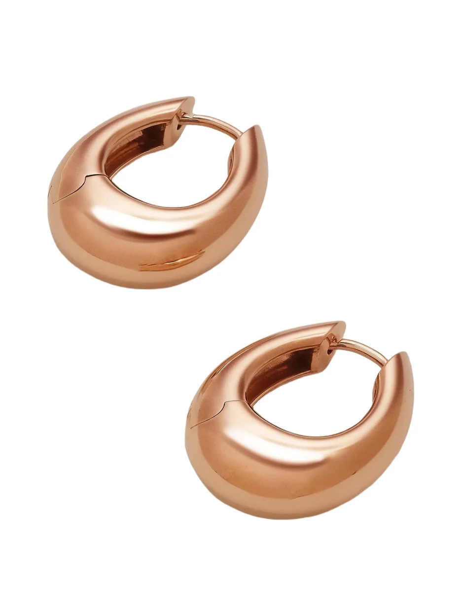 Ananya Chakra Icon 18-karat Rose Gold Hoop Earrings