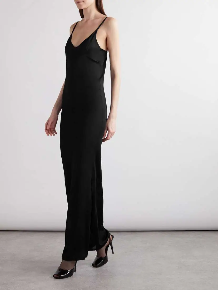 Saint Laurent Jersey Maxi Dress | Thumbnail 2