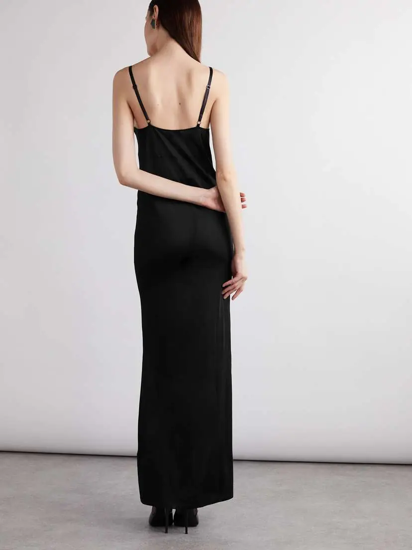 Saint Laurent Jersey Maxi Dress | Thumbnail 3