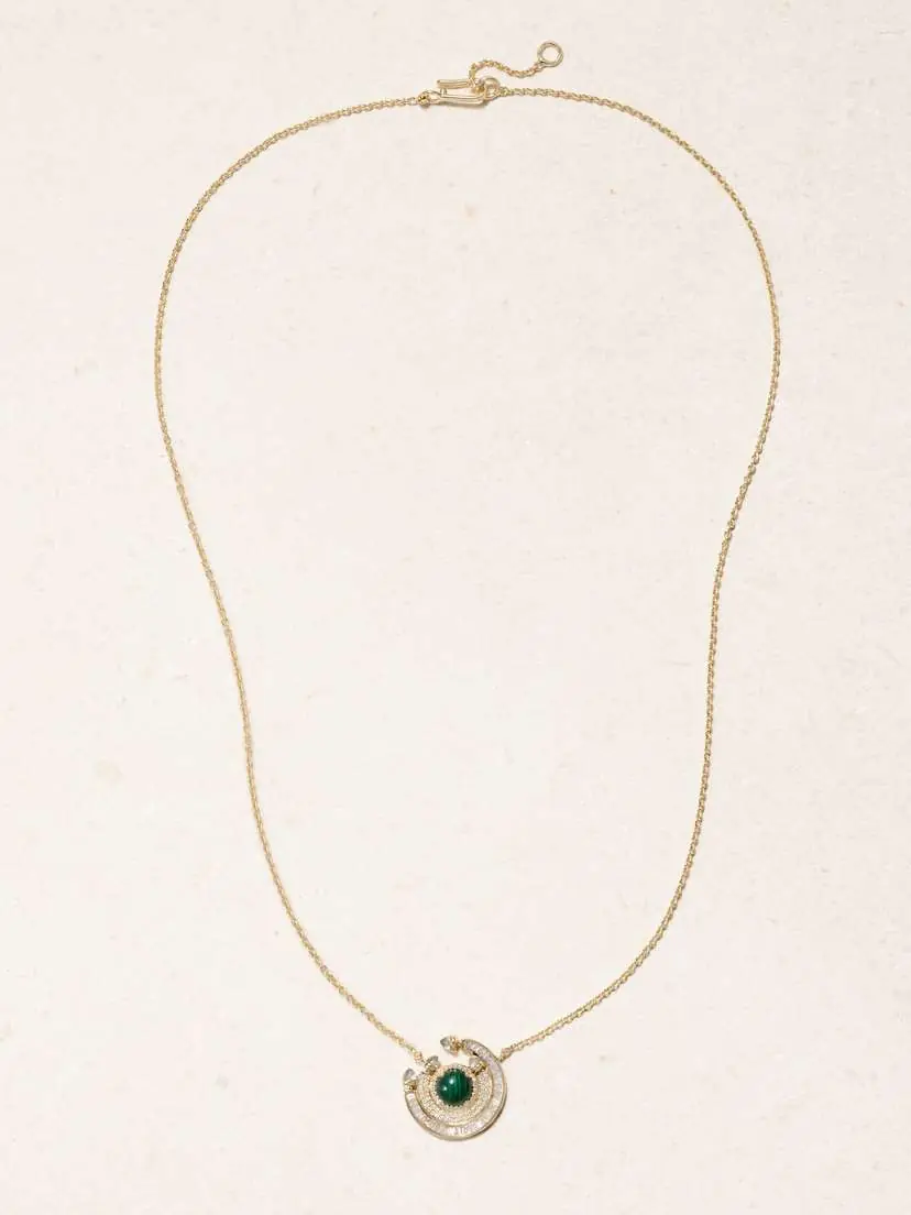 Ananya Chakra 18-karat Gold Multi-stone Necklace | Thumbnail 4 Ananya Chakra 18-karat Gold Multi-stone Necklace | Thumbnail 4