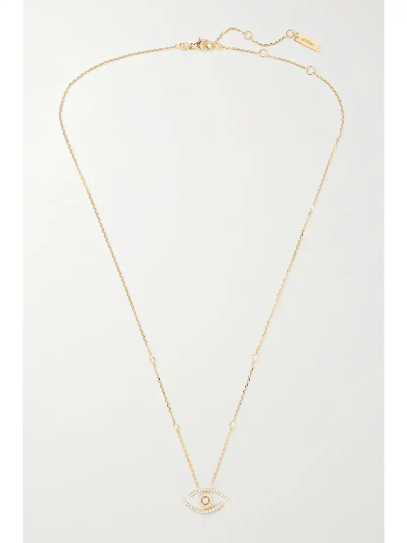 Messika Lucky Eye 18-karat Gold Diamond Necklace | Thumbnail 4 Messika Lucky Eye 18-karat Gold Diamond Necklace | Thumbnail 4