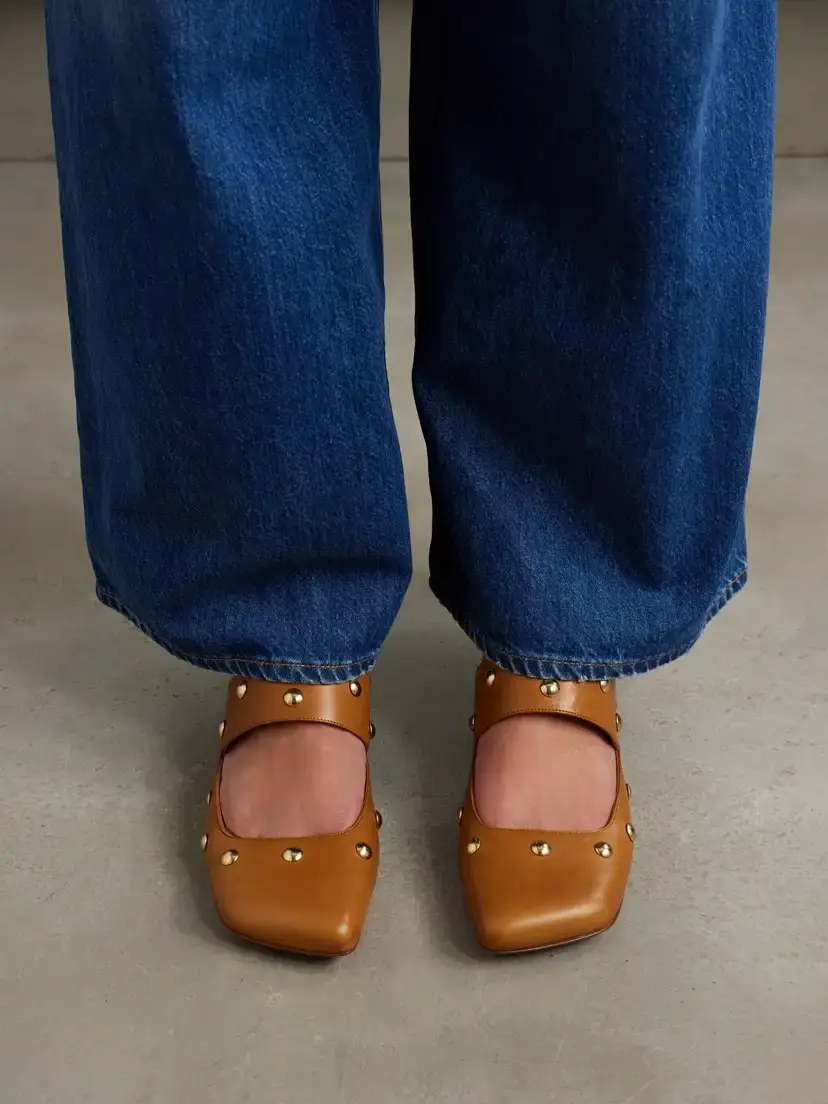 Chloé Jade Studded Leather Pumps | Thumbnail 2
