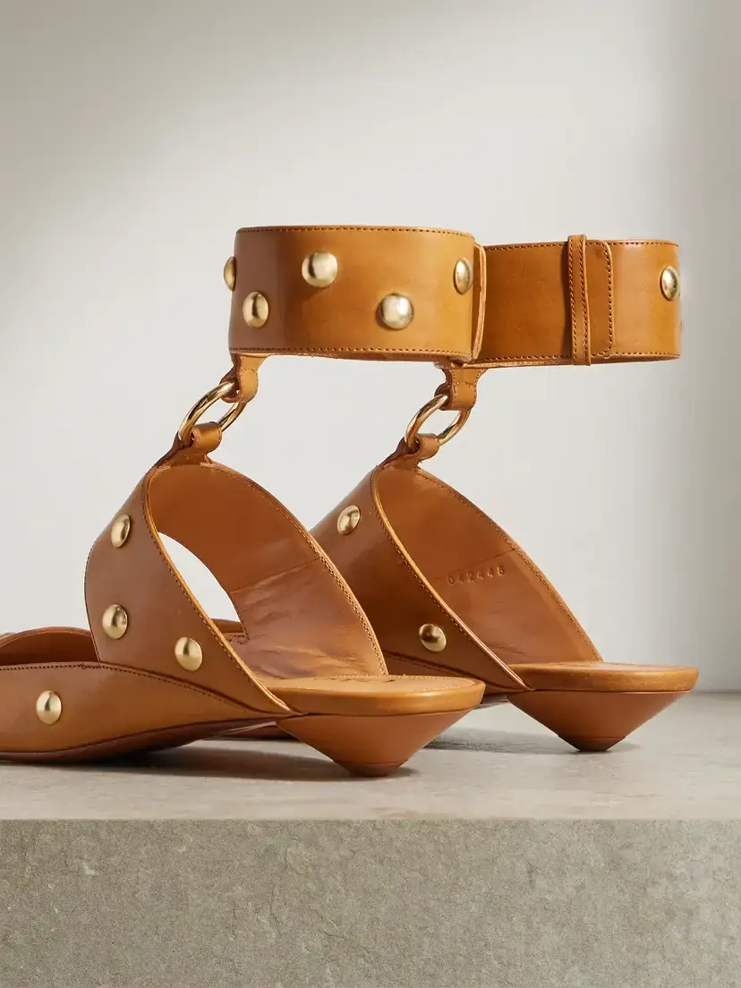 Chloé Jade Studded Leather Pumps | Thumbnail 3