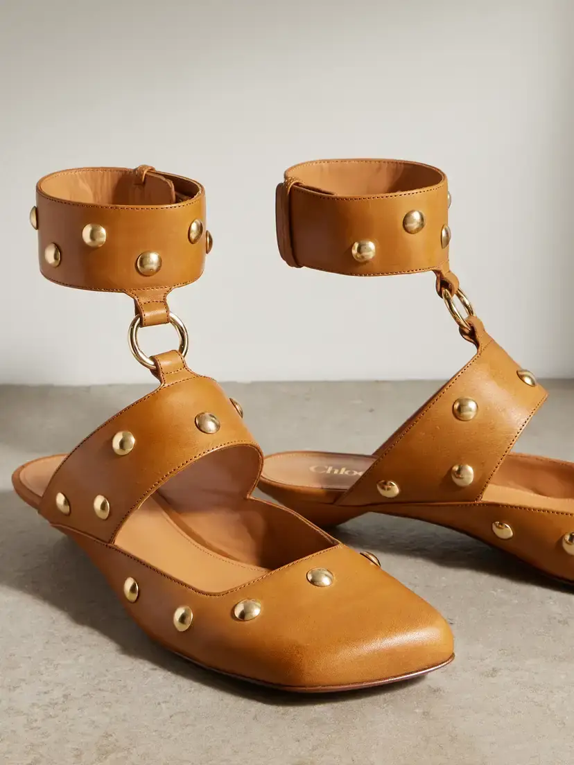 Chloé Jade Studded Leather Pumps | Thumbnail 4