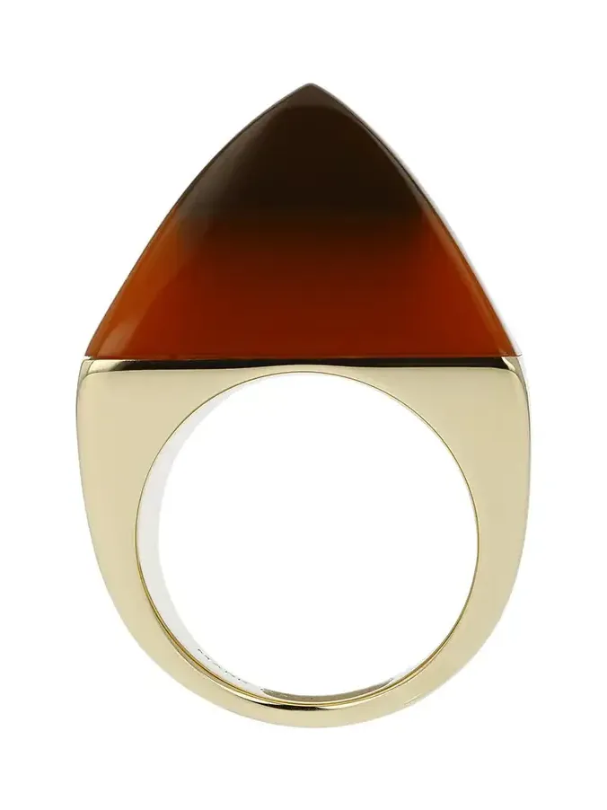 Brown Bakelite Kendall Ring