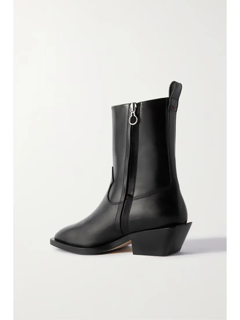 aeyde Luis Leather Ankle Boots | Thumbnail 3 aeyde Luis Leather Ankle Boots | Thumbnail 3