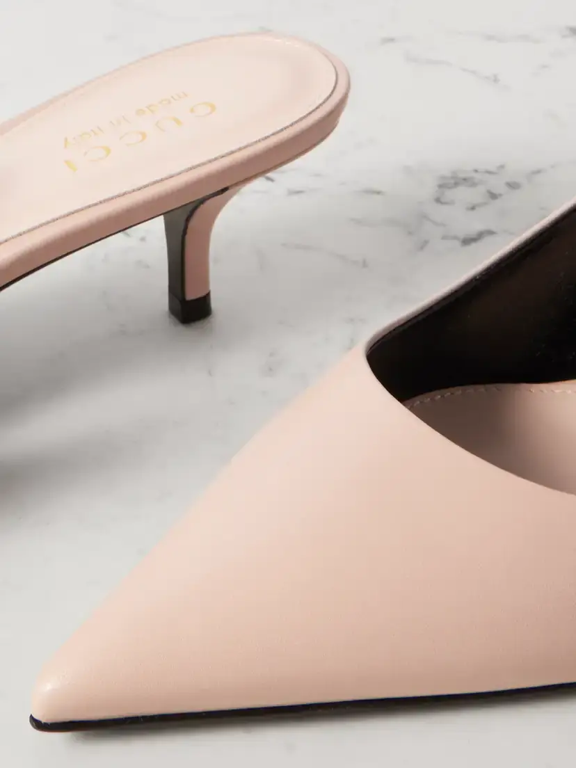 Gucci Signoria Embellished Leather Slingback Pumps | Thumbnail 4 Gucci Signoria Embellished Leather Slingback Pumps | Thumbnail 4