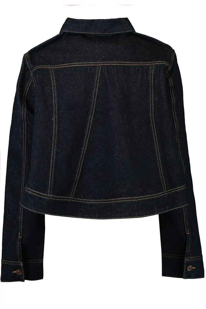 Victoria Beckham Cropped Denim Jacket | Thumbnail 5