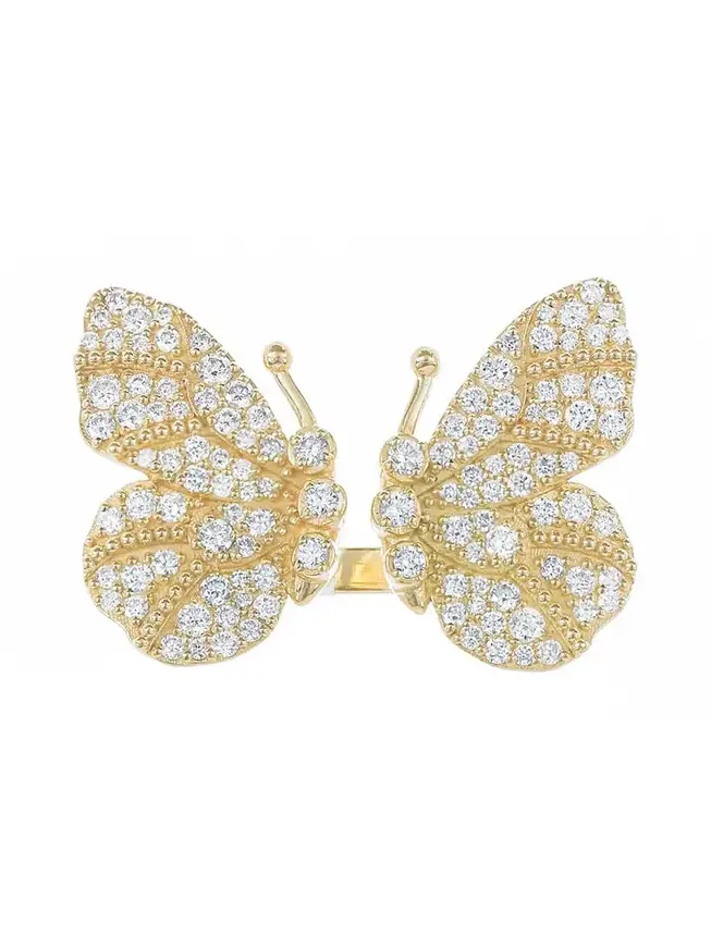 Diamond Butterfly Ring Diamond Butterfly Ring