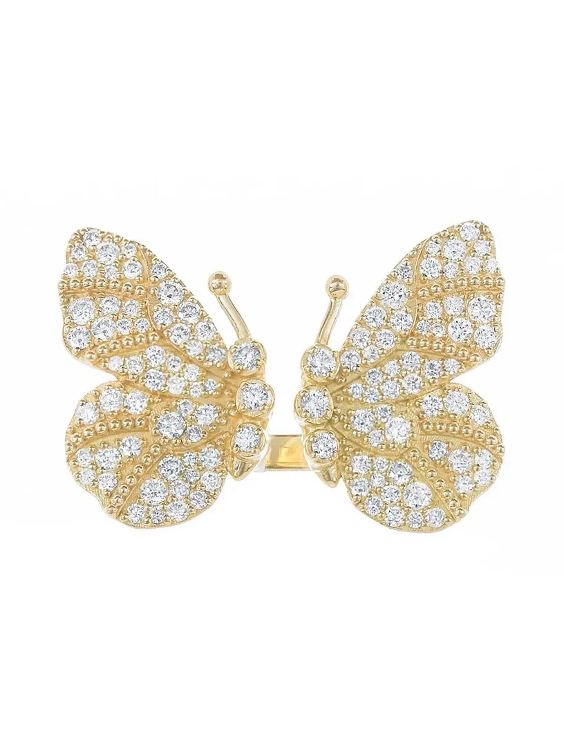 Diamond Butterfly Ring Diamond Butterfly Ring