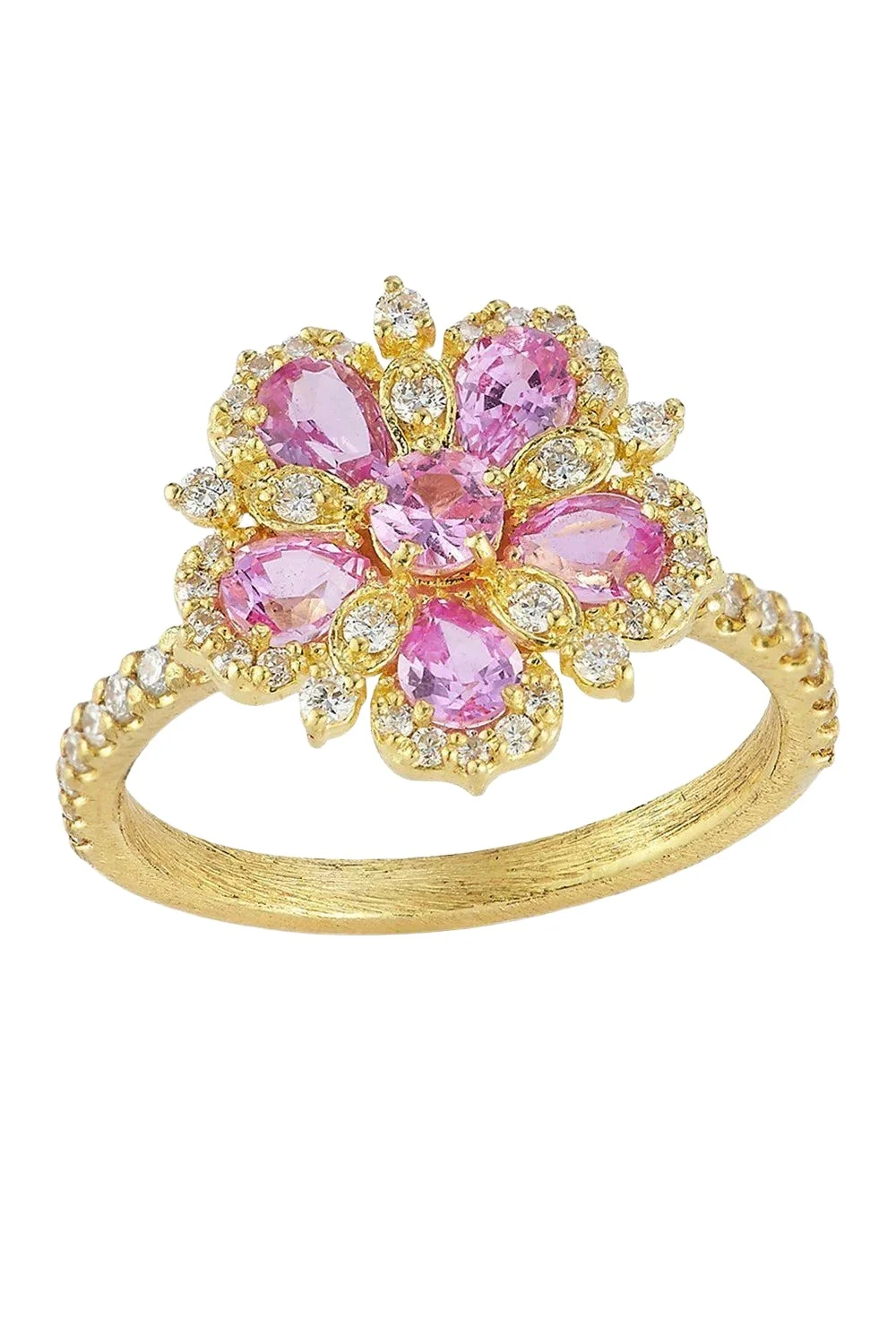 Jasmine Bloom Pink Sapphire Diamond Ring Jasmine Bloom Pink Sapphire Diamond Ring