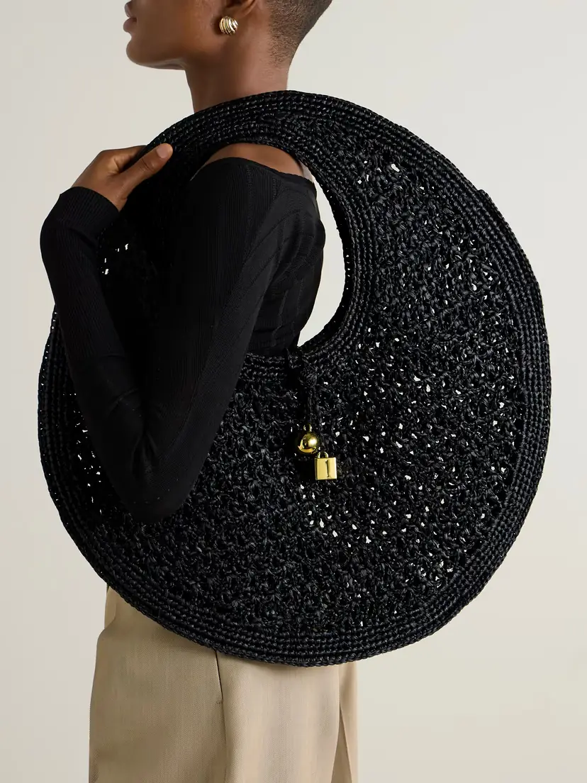 Jacquemus The Rond Embellished Raffia Tote | Thumbnail 2 Jacquemus The Rond Embellished Raffia Tote | Thumbnail 2