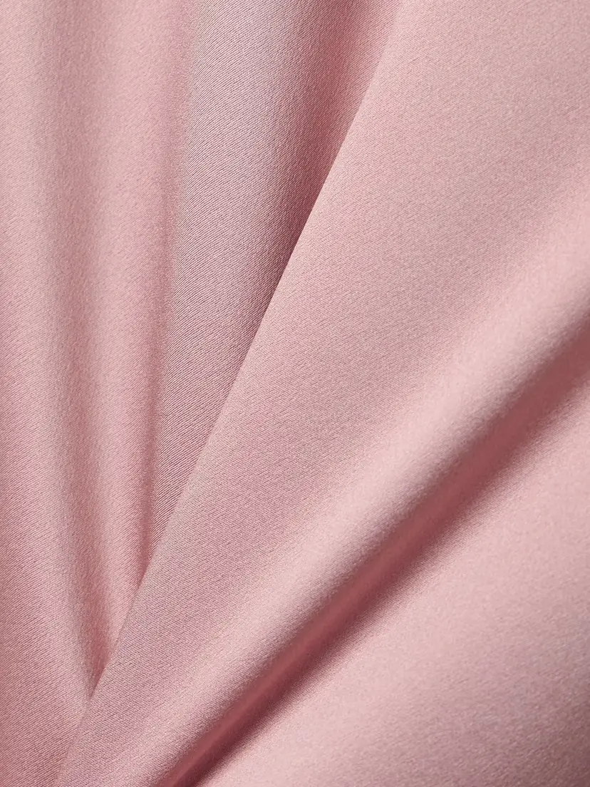 Adam Lippes Layered Silk-crepe And Satin Midi Dress | Thumbnail 4 Adam Lippes Layered Silk-crepe And Satin Midi Dress | Thumbnail 4