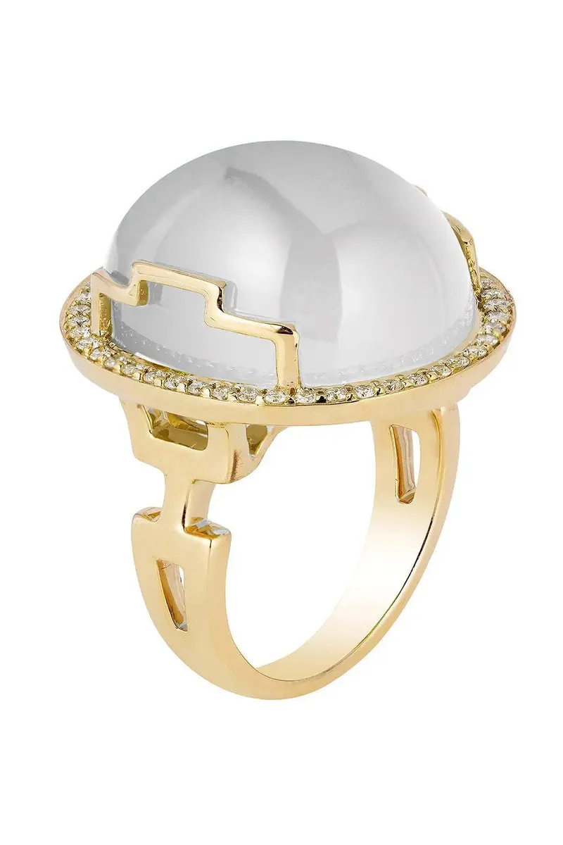 GOSHWARA Rock N Roll Moon Quartz Ring | Thumbnail 5