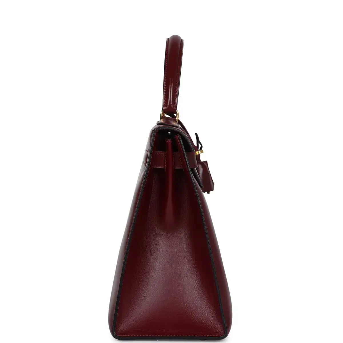 HERMÈS Vintage Hermes Kelly Sellier 28 Rouge H Box Gold Hardware | Thumbnail 4 HERMÈS Vintage Hermes Kelly Sellier 28 Rouge H Box Gold Hardware | Thumbnail 4