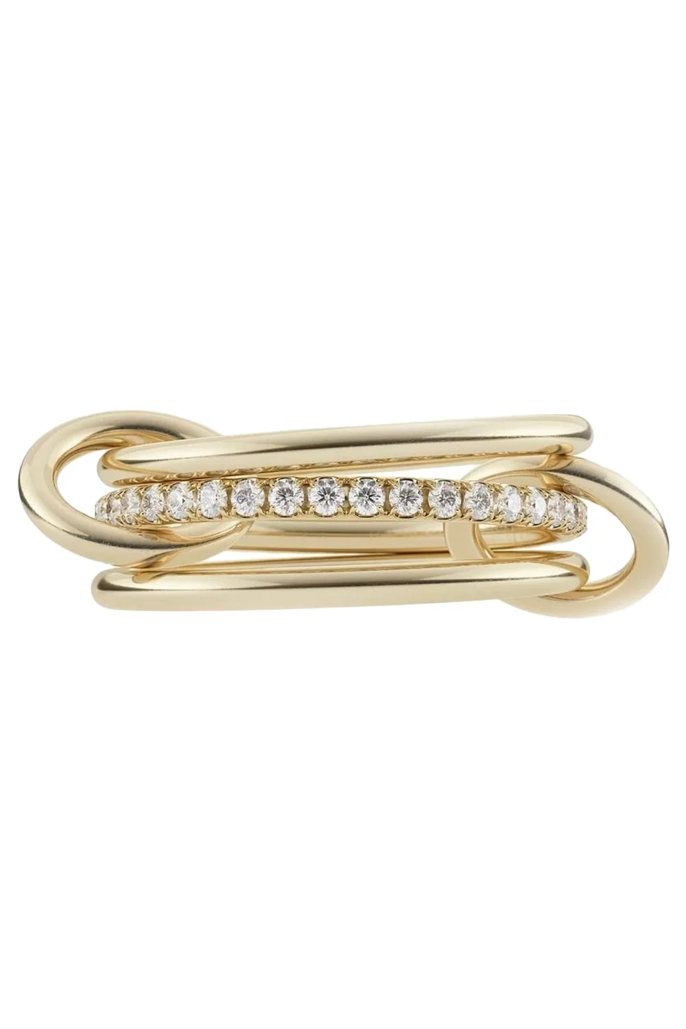 Sonny YG Diamond 3 Link Ring Sonny YG Diamond 3 Link Ring