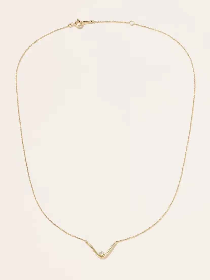 Mizuki 14-karat Gold Diamond Necklace | Thumbnail 4