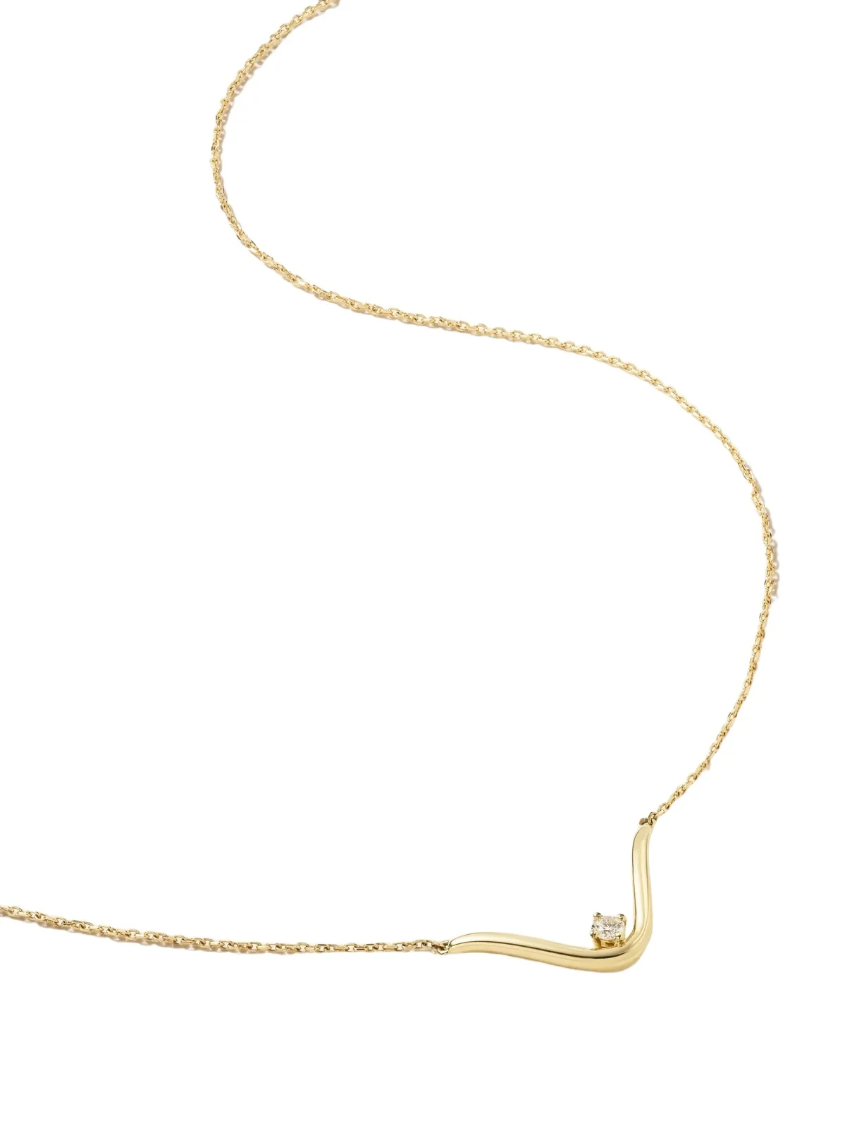 14-karat Gold Diamond Necklace 14-karat Gold Diamond Necklace
