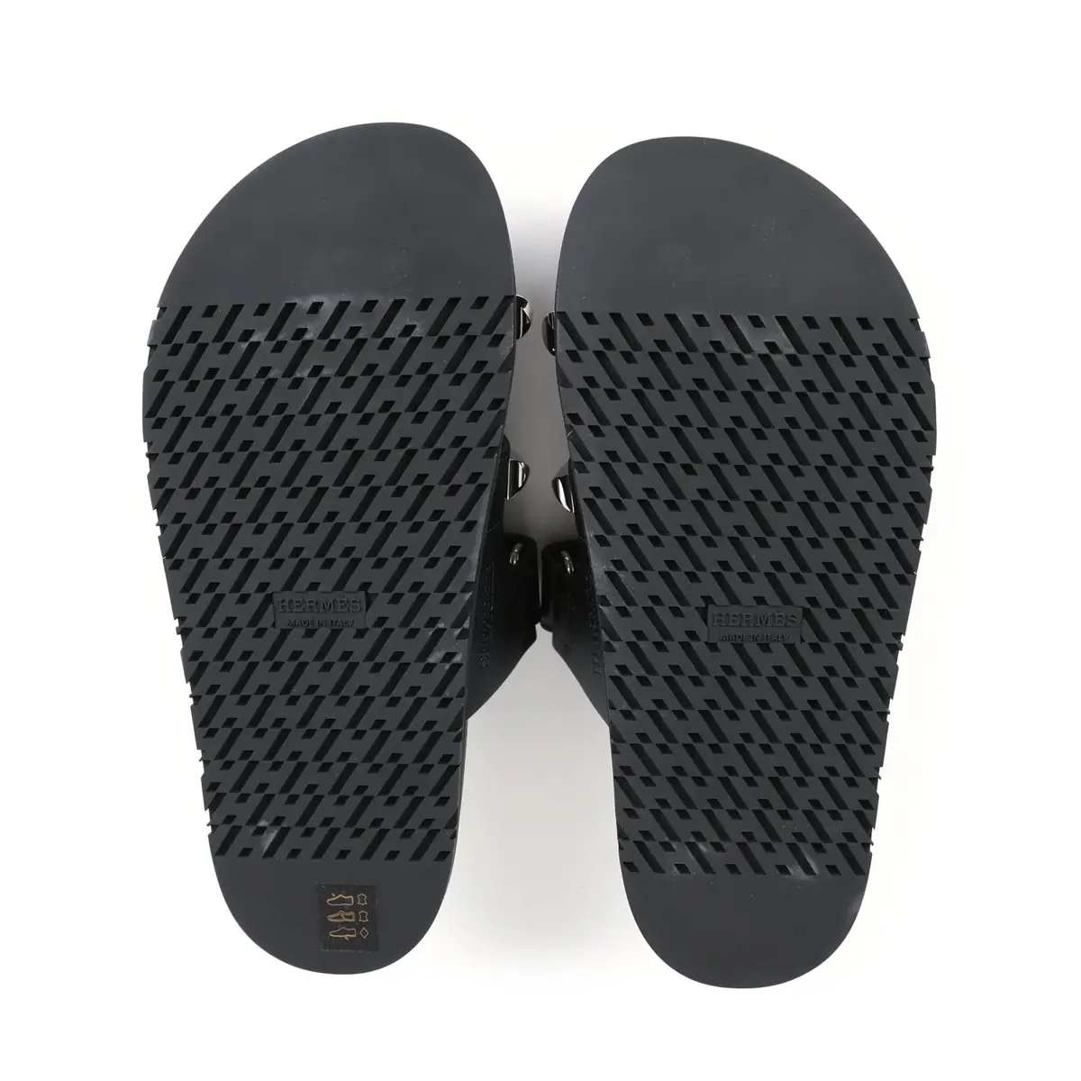 HERMÈS Hermes Chypre Techno Sandals Black Studded Calfskin Palladium Hardware 37.5 EU | Thumbnail 9 HERMÈS Hermes Chypre Techno Sandals Black Studded Calfskin Palladium Hardware 37.5 EU | Thumbnail 9