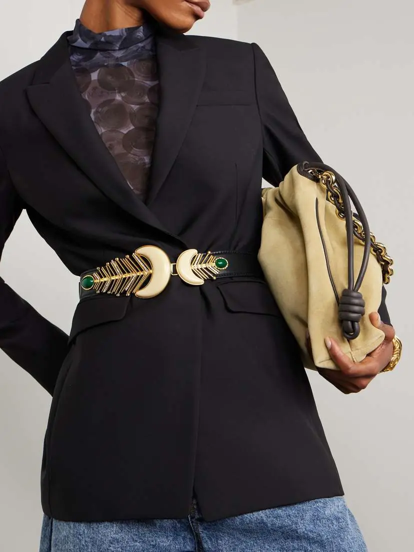 Sonia Petroff Shela Embellished Leather Belt | Thumbnail 2 Sonia Petroff Shela Embellished Leather Belt | Thumbnail 2
