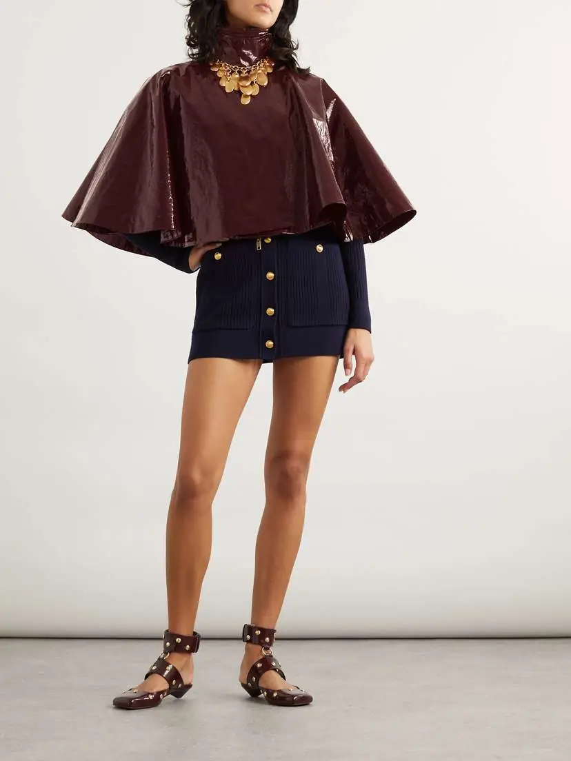 Chloé Coated-cotton Cape | Thumbnail 2