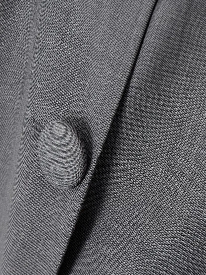 SHUSHU/TONG Cropped Grain De Poudre Jacket | Thumbnail 5 SHUSHU/TONG Cropped Grain De Poudre Jacket | Thumbnail 5