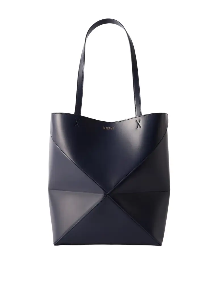 Loewe Puzzle Fold Convertible Medium Leather Tote | Image 1 Loewe Puzzle Fold Convertible Medium Leather Tote | Image 1