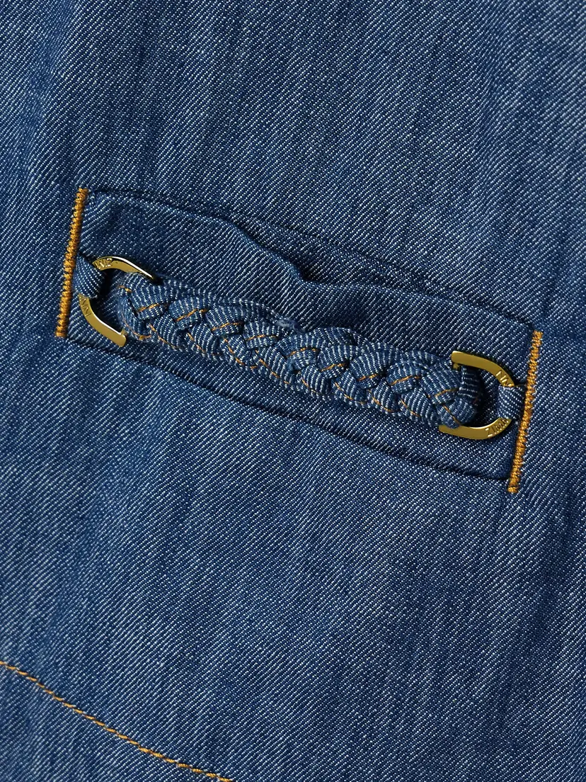 Zimmermann Wylie Braided Denim Tunic | Thumbnail 5 Zimmermann Wylie Braided Denim Tunic | Thumbnail 5