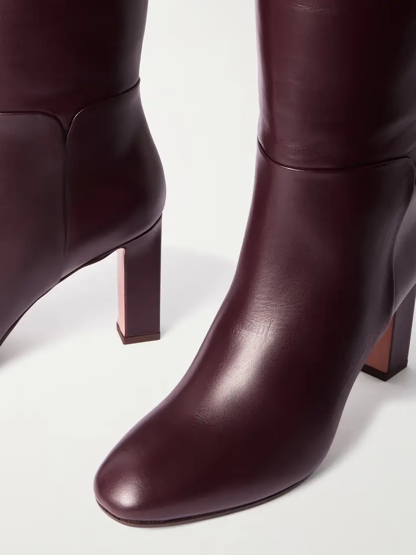 Aquazzura Sellier 85 Leather Knee Boots | Thumbnail 4