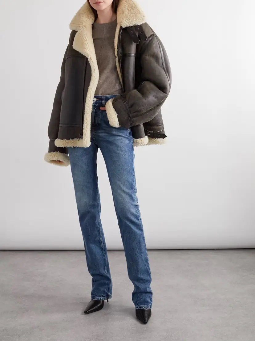 Saint Laurent Shearling Jacket | Thumbnail 2