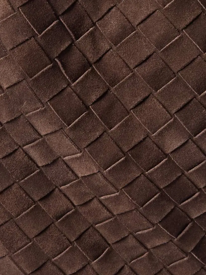 Bottega Veneta Hop Large Intrecciato Suede Shoulder Bag | Thumbnail 4 Bottega Veneta Hop Large Intrecciato Suede Shoulder Bag | Thumbnail 4