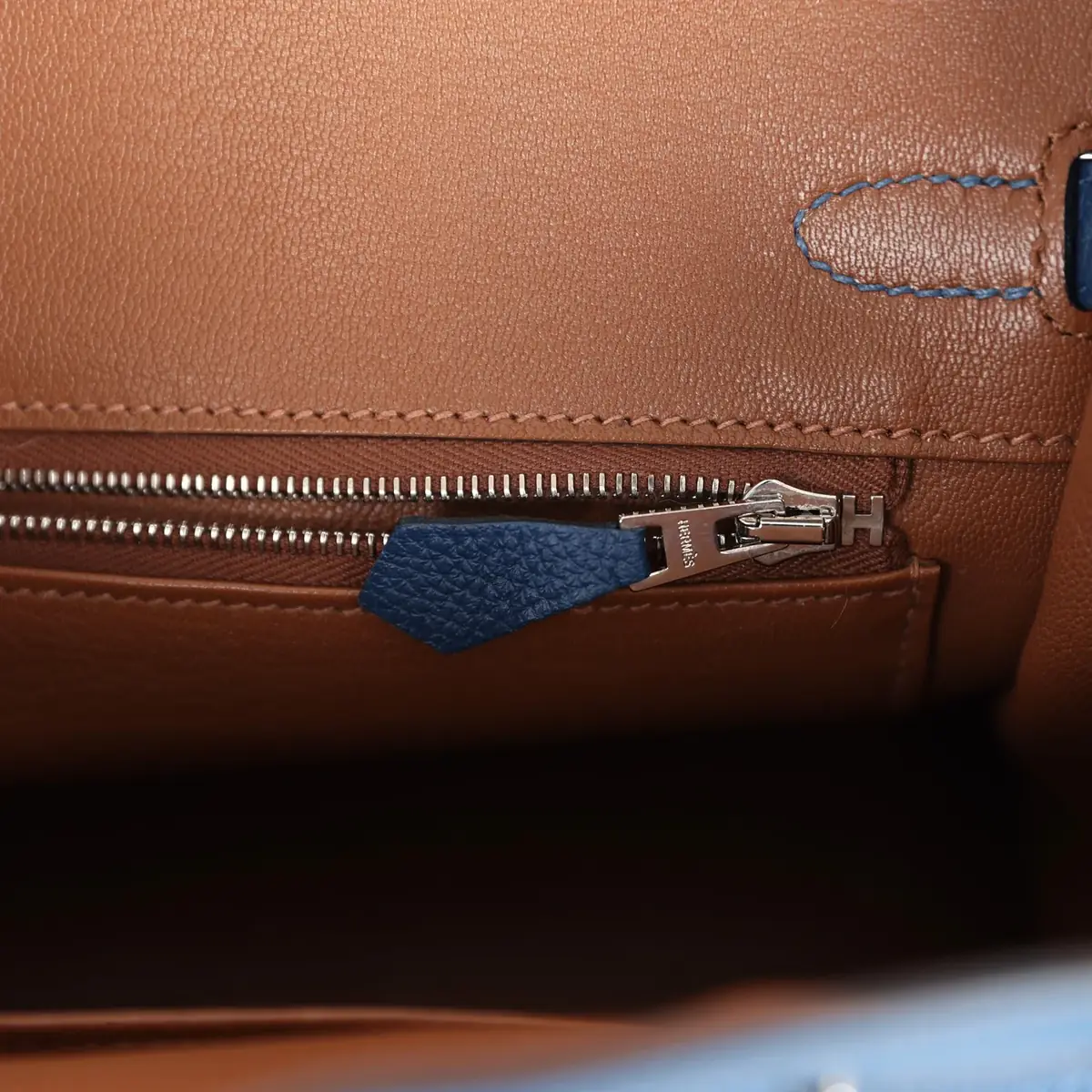 HERMÈS Hermes Birkin 25 Deep Bleu Verso Togo Palladium Hardware | Thumbnail 9 HERMÈS Hermes Birkin 25 Deep Bleu Verso Togo Palladium Hardware | Thumbnail 9