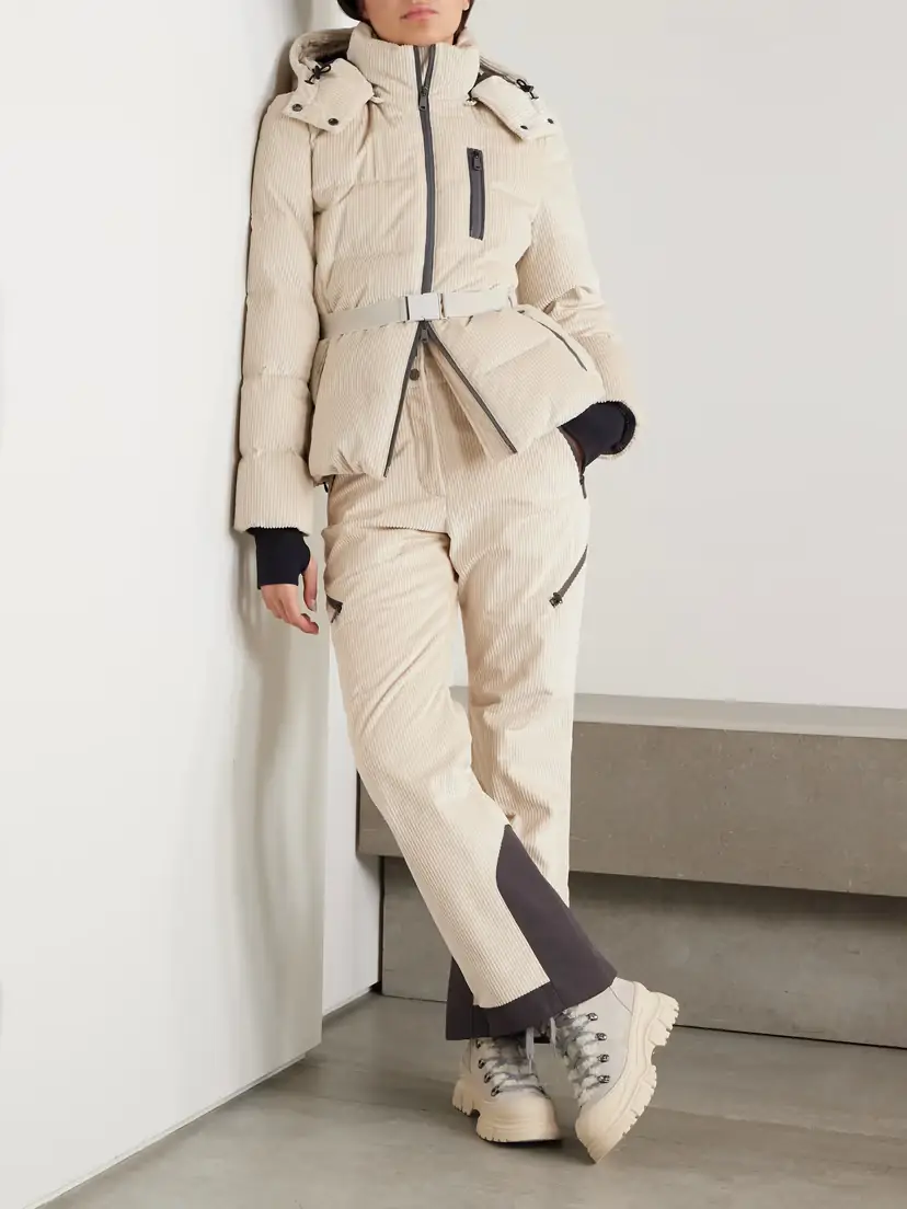 Brunello Cucinelli Padded Cotton-corduroy Flared Ski Pants | Thumbnail 2 Brunello Cucinelli Padded Cotton-corduroy Flared Ski Pants | Thumbnail 2