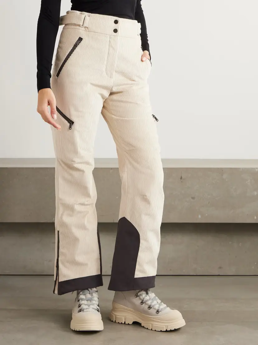 Brunello Cucinelli Padded Cotton-corduroy Flared Ski Pants | Thumbnail 3 Brunello Cucinelli Padded Cotton-corduroy Flared Ski Pants | Thumbnail 3
