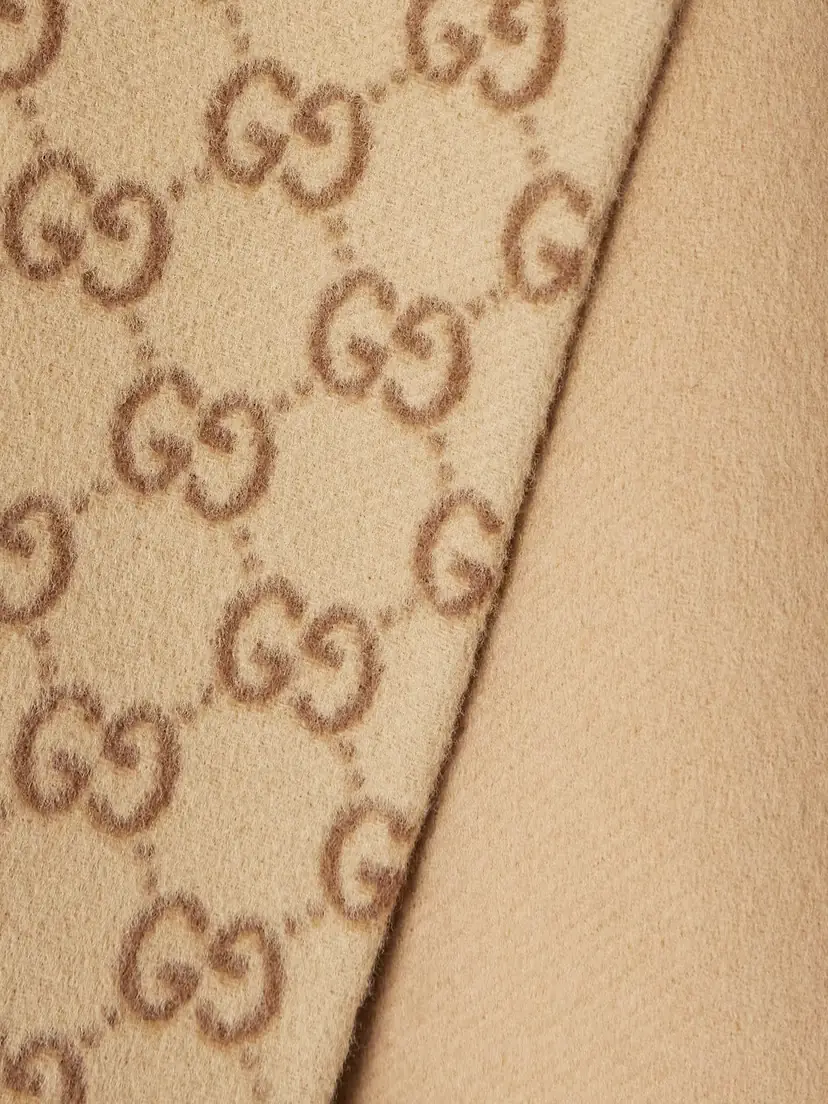 Gucci Reversible Hooded Belted Wool And Silk-blend Jacquard Coat | Thumbnail 5 Gucci Reversible Hooded Belted Wool And Silk-blend Jacquard Coat | Thumbnail 5