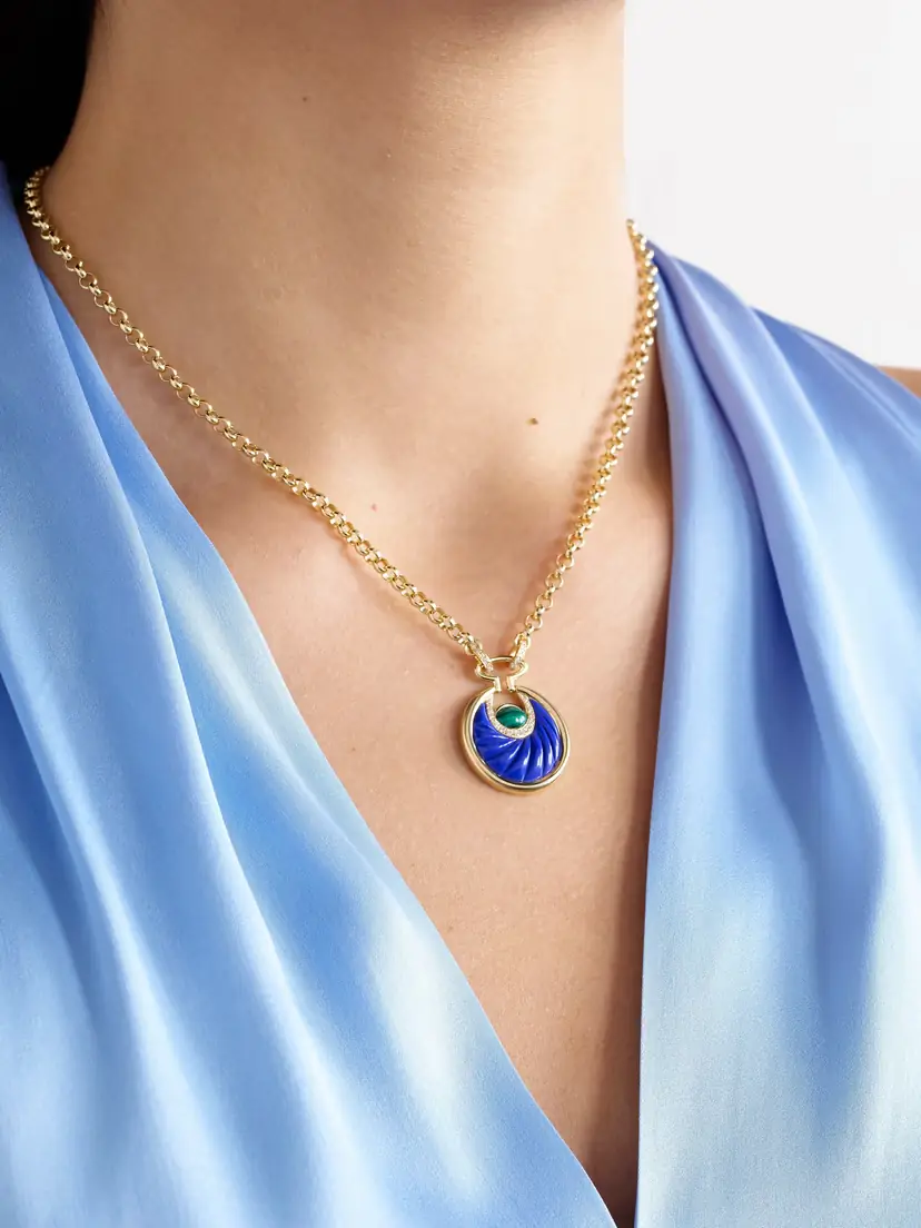 L’Atelier Nawbar Circus Moon Big 18-karat Gold Multi-stone Necklace | Thumbnail 2 L’Atelier Nawbar Circus Moon Big 18-karat Gold Multi-stone Necklace | Thumbnail 2