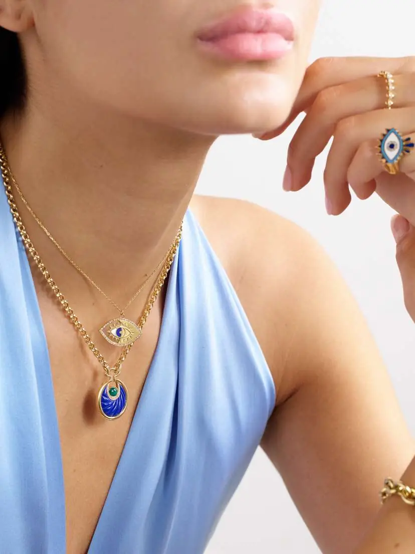 L’Atelier Nawbar Circus Moon Big 18-karat Gold Multi-stone Necklace | Thumbnail 5 L’Atelier Nawbar Circus Moon Big 18-karat Gold Multi-stone Necklace | Thumbnail 5