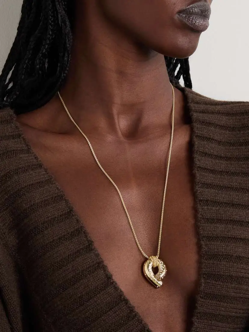 TABAYER Oera Large 18-karat Gold Diamond Necklace | Thumbnail 2 TABAYER Oera Large 18-karat Gold Diamond Necklace | Thumbnail 2