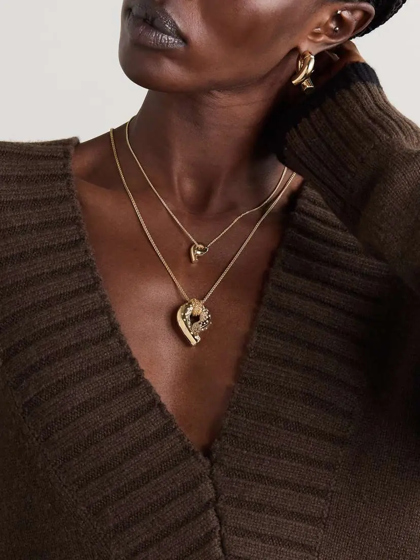 TABAYER Oera Large 18-karat Gold Diamond Necklace | Thumbnail 5 TABAYER Oera Large 18-karat Gold Diamond Necklace | Thumbnail 5
