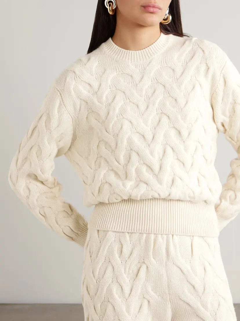 Loro Piana Cable-knit Cashmere Sweater | Thumbnail 3 Loro Piana Cable-knit Cashmere Sweater | Thumbnail 3