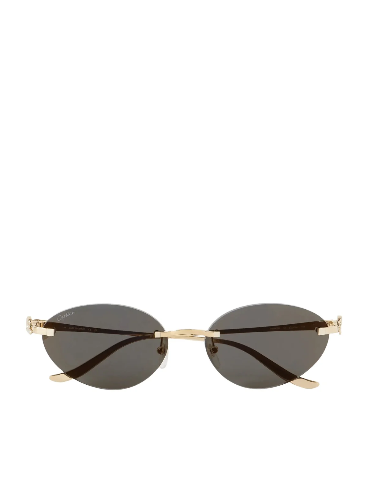 Cartier Eyewear Panthère Cat-eye Gold-tone Sunglasses
