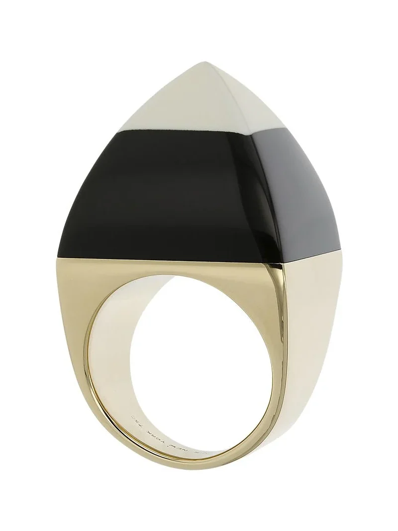 Black Bakelite Kendall Ring Black Bakelite Kendall Ring