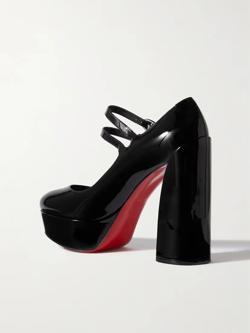 Christian Louboutin Movida Jane 130 Patent-leather Platform Pumps | Thumbnail 3 Christian Louboutin Movida Jane 130 Patent-leather Platform Pumps | Thumbnail 3
