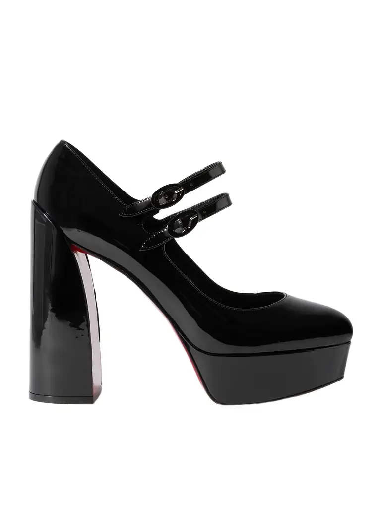 Christian Louboutin Movida Jane 130 Patent-leather Platform Pumps | Image 1 Christian Louboutin Movida Jane 130 Patent-leather Platform Pumps | Image 1