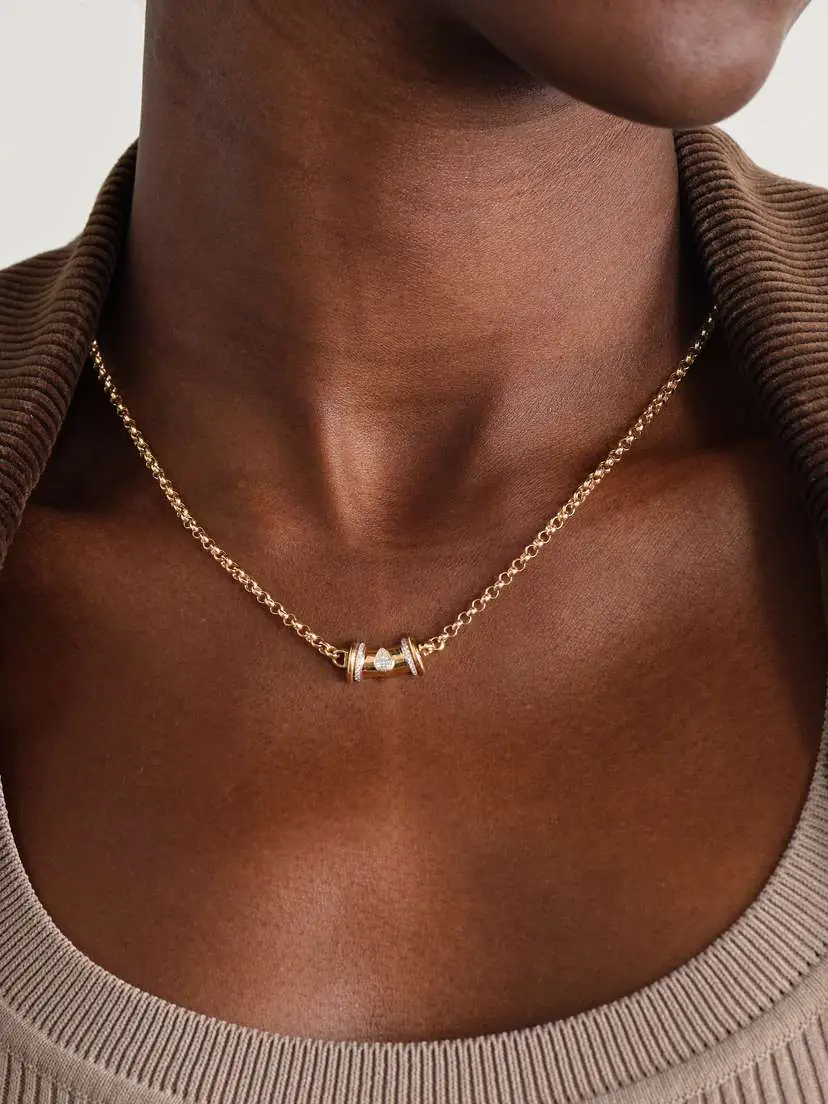 L’Atelier Nawbar Warrior Princess 18-karat Gold Diamond Necklace | Thumbnail 2 L’Atelier Nawbar Warrior Princess 18-karat Gold Diamond Necklace | Thumbnail 2
