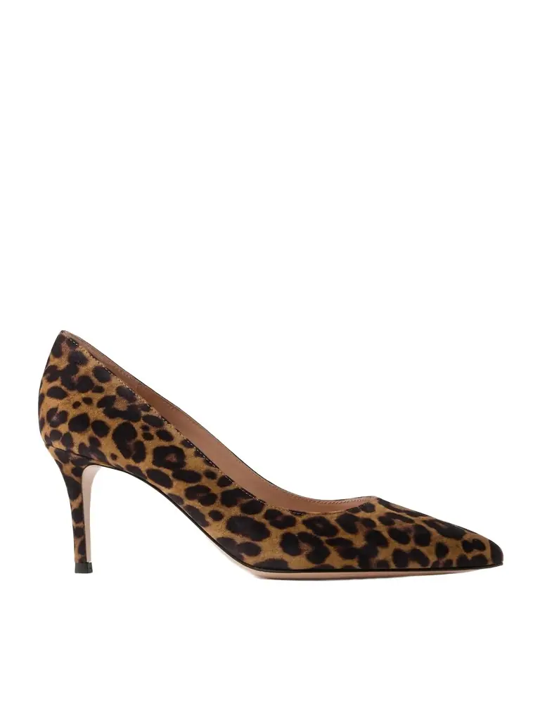 Gianvito Rossi Gianvito 70 Leopard-print Suede Pumps | Image 1 Gianvito Rossi Gianvito 70 Leopard-print Suede Pumps | Image 1