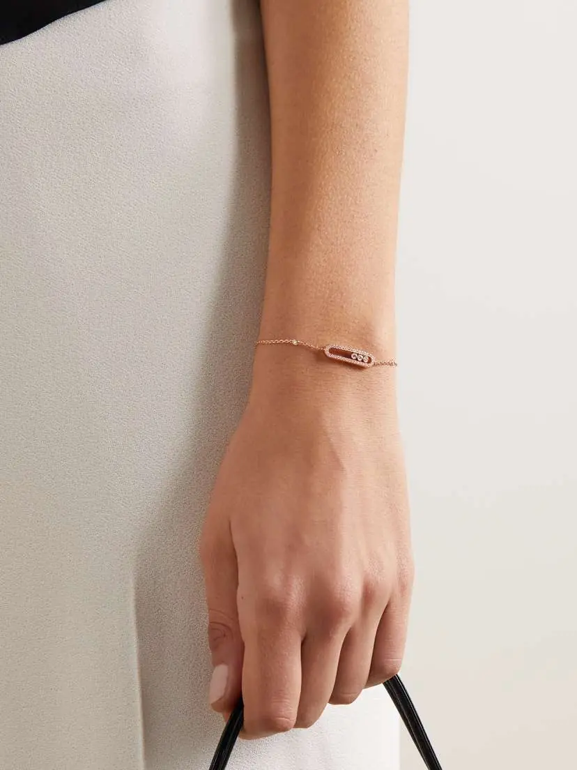 Messika Baby Move 18-karat Rose Gold Diamond Bracelet | Thumbnail 2 Messika Baby Move 18-karat Rose Gold Diamond Bracelet | Thumbnail 2