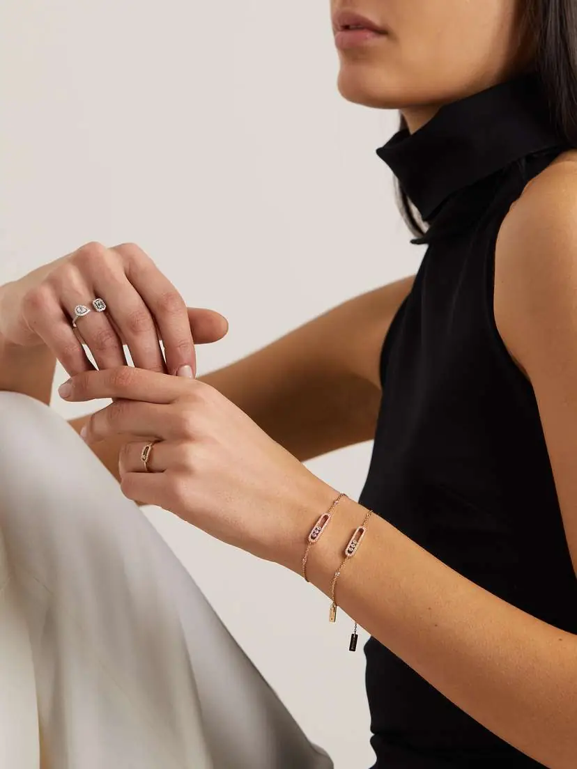 Messika Baby Move 18-karat Rose Gold Diamond Bracelet | Thumbnail 5 Messika Baby Move 18-karat Rose Gold Diamond Bracelet | Thumbnail 5