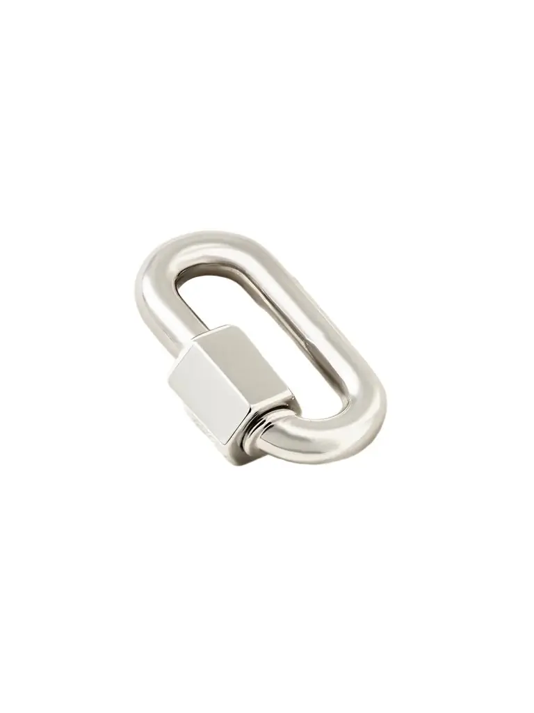 Marla Aaron Chubby Babylock 14-karat White Gold Pendant | Image 1 Marla Aaron Chubby Babylock 14-karat White Gold Pendant | Image 1