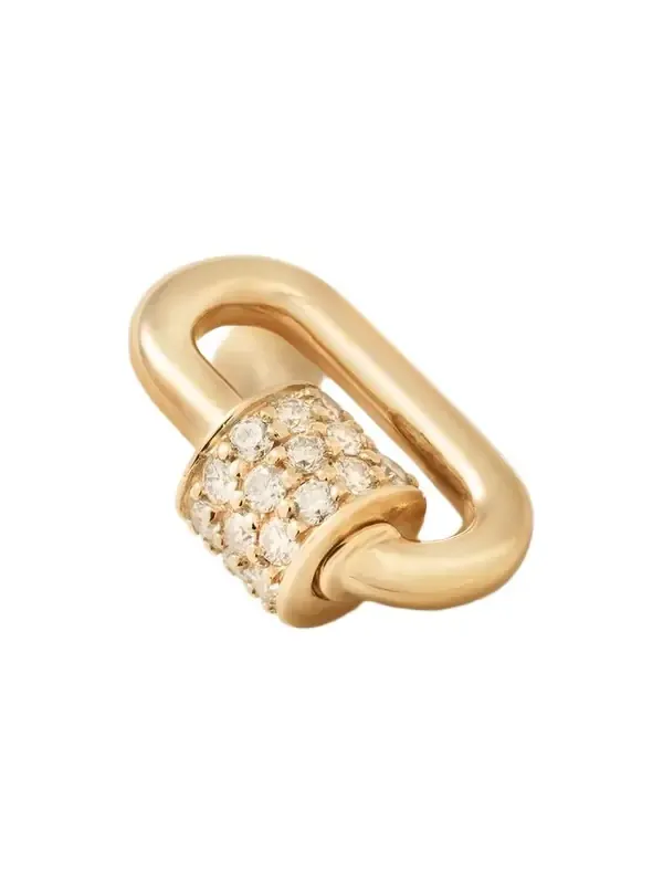 Stoned Chubby Babylock 14-karat Gold Diamond Pendant Stoned Chubby Babylock 14-karat Gold Diamond Pendant